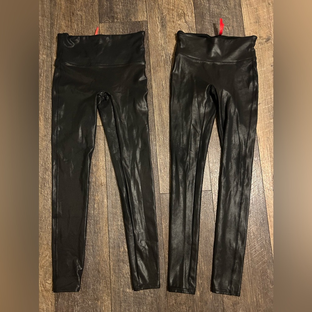 Spanx faux leather leggings